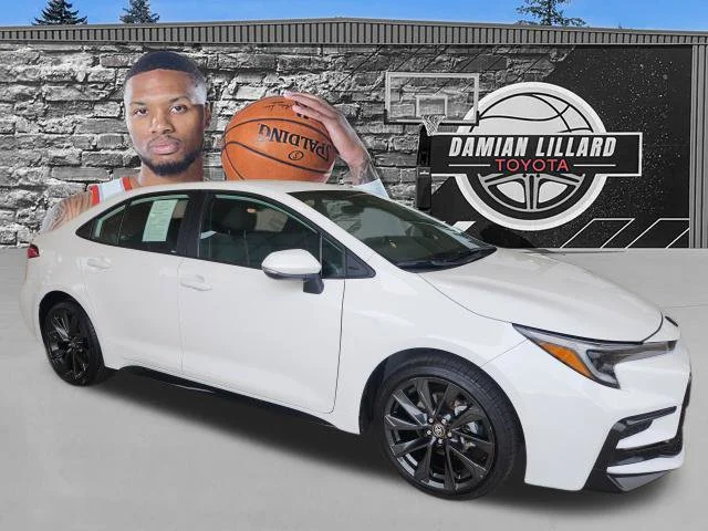 Used 2024 White Toyota SE image 1