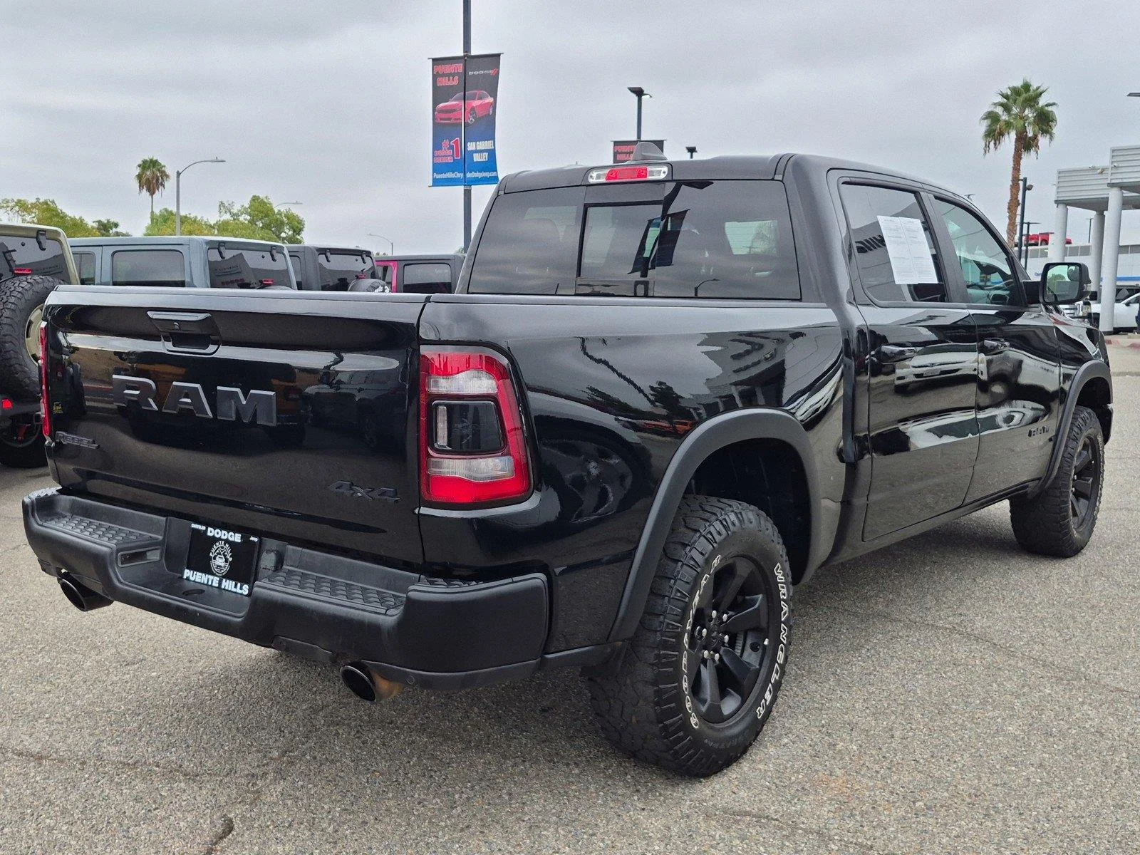 Certified Used 2023 Diamond Black Crystal Pearlcoat Ram Rebel image 6