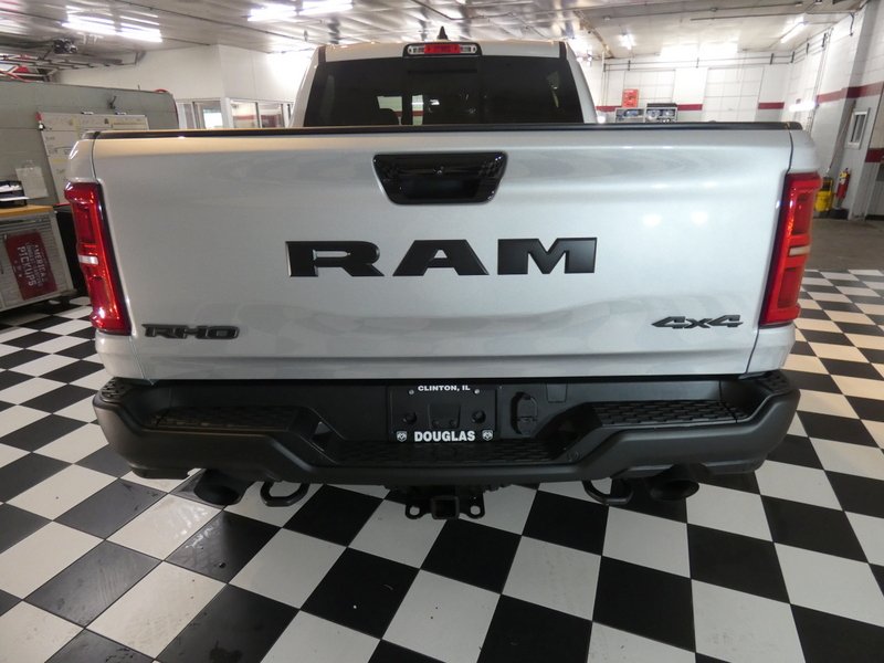 New 2026 Silver Zynith Exterior Paint RAM RHO 4x4 Crew Cab 5