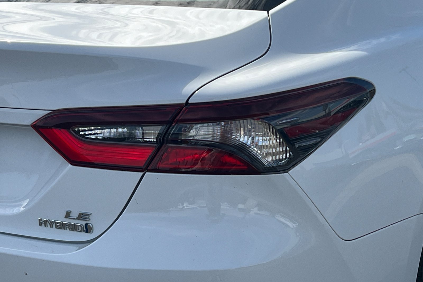 Certified Used 2021 Super White Toyota Hybrid LE image 26