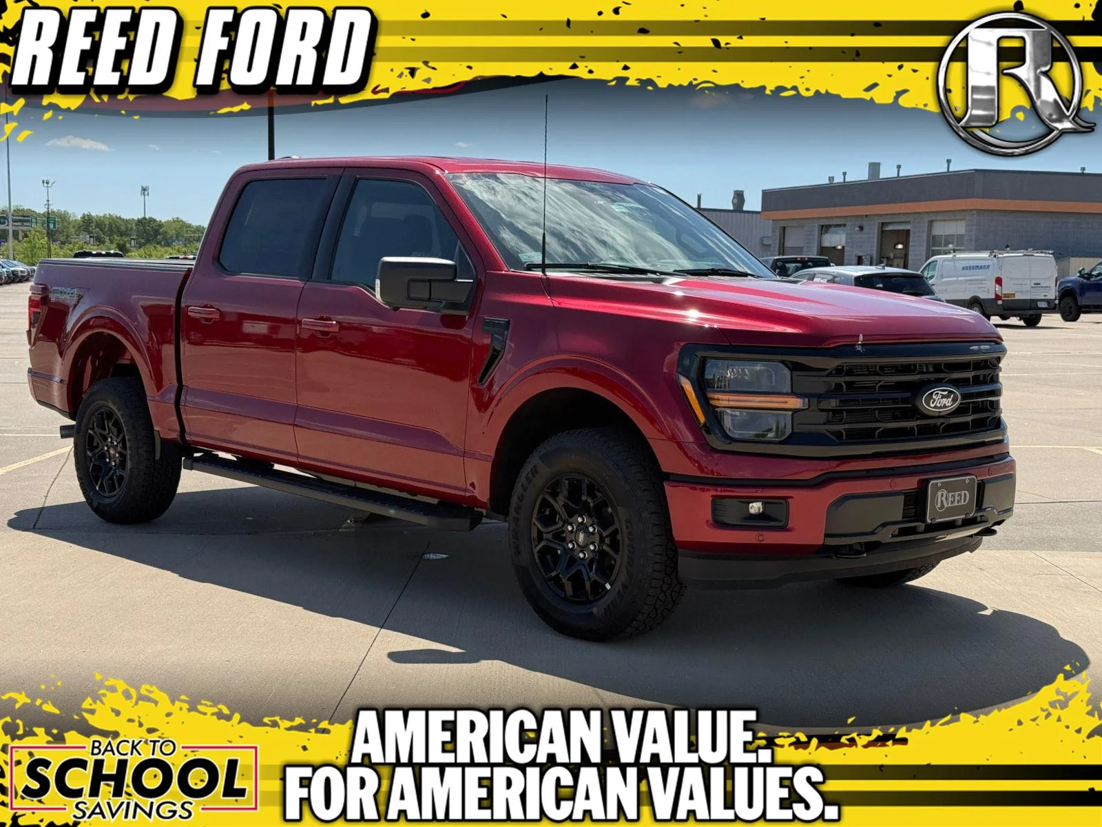New 2026 Ruby Red Metallic Tinted Clearcoat Ford XLT image 1
