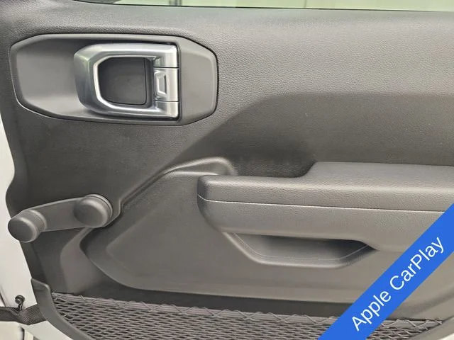Used 2024 Bright White Clearcoat Jeep Sport image 11
