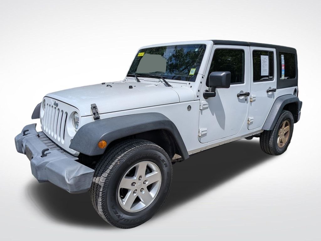 Used 2016 White Jeep Unlimited Sport image 8