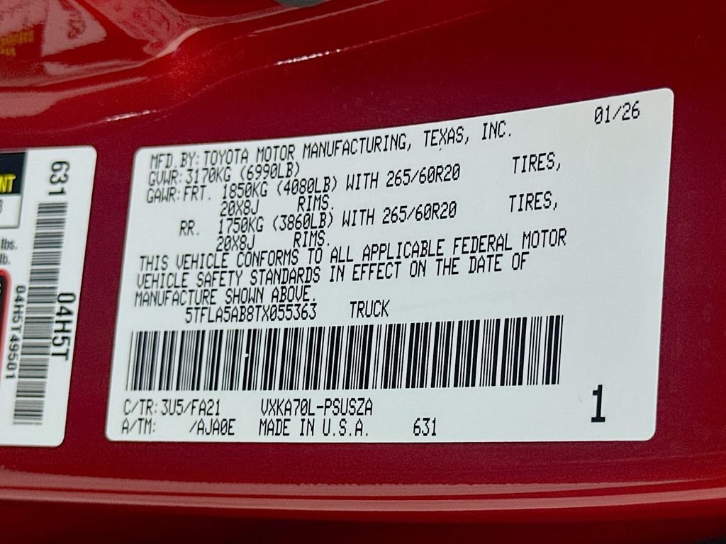 Used 2026 Red Toyota SR5 image 32