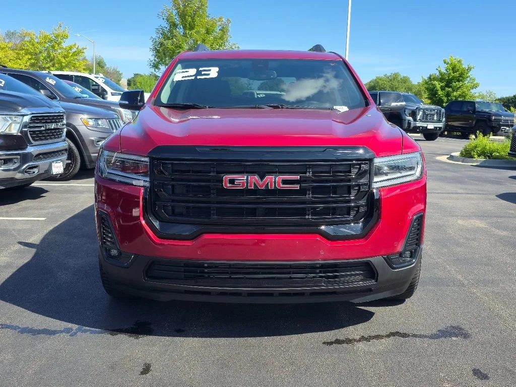 Certified Used 2023 VOLCANIC RED TINTCOAT GMC SLT image 4