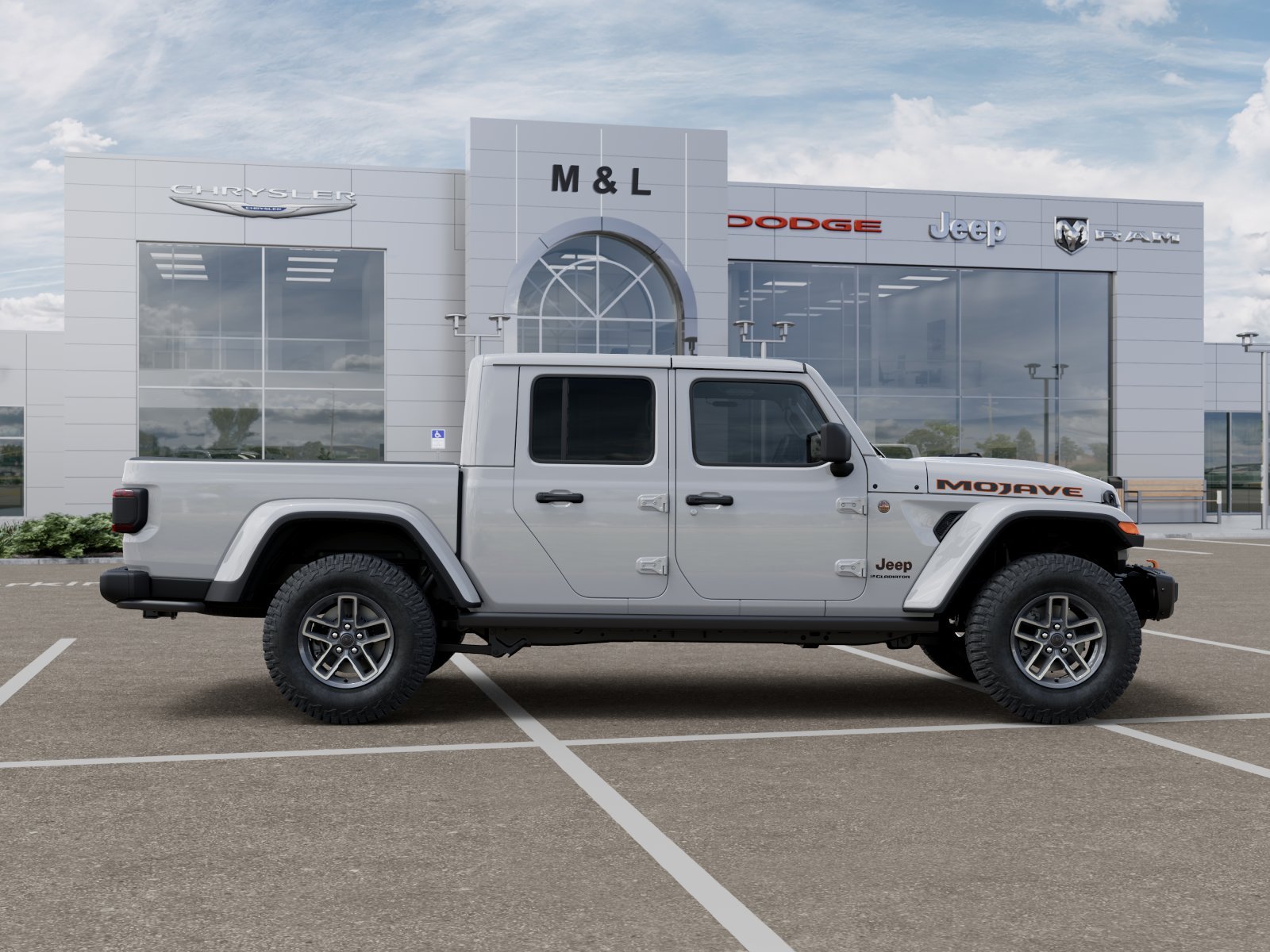 New 2026 Bright White Clear-Coat Exterior Paint Jeep Mojave X image 47