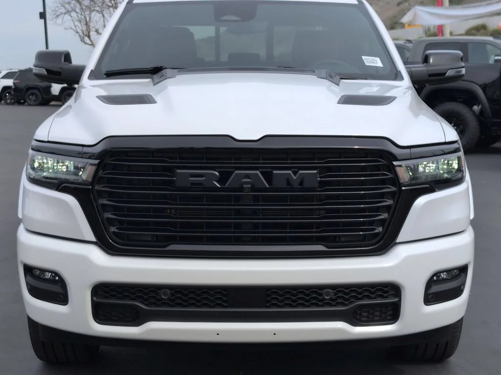 New 2026 Ivory White Tri-Coat Pearl-Coat Exterior Paint RAM Laramie image 2