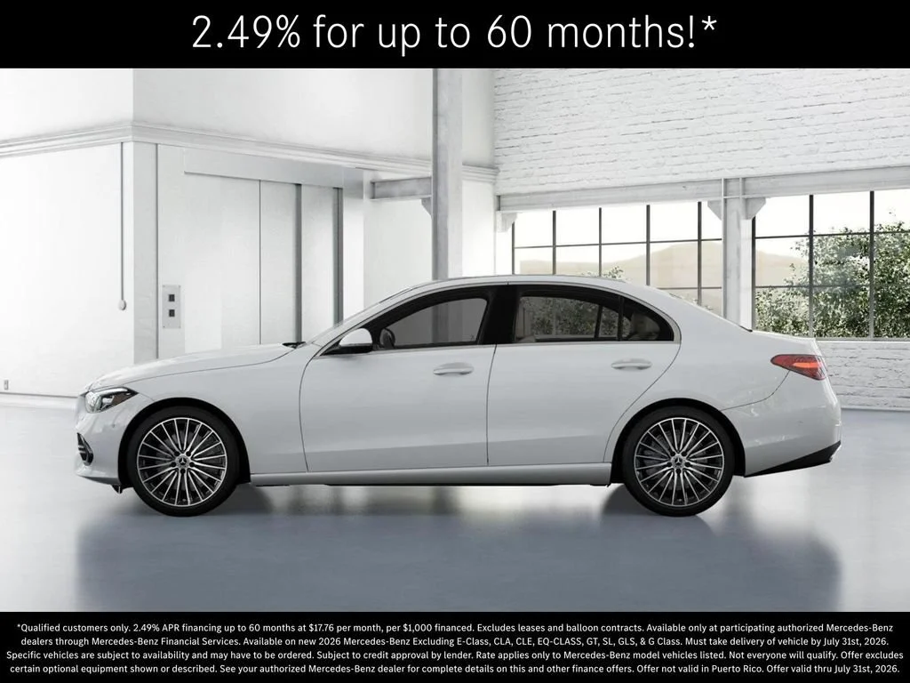 New 2026 Polar White Mercedes-Benz C 300 image 76