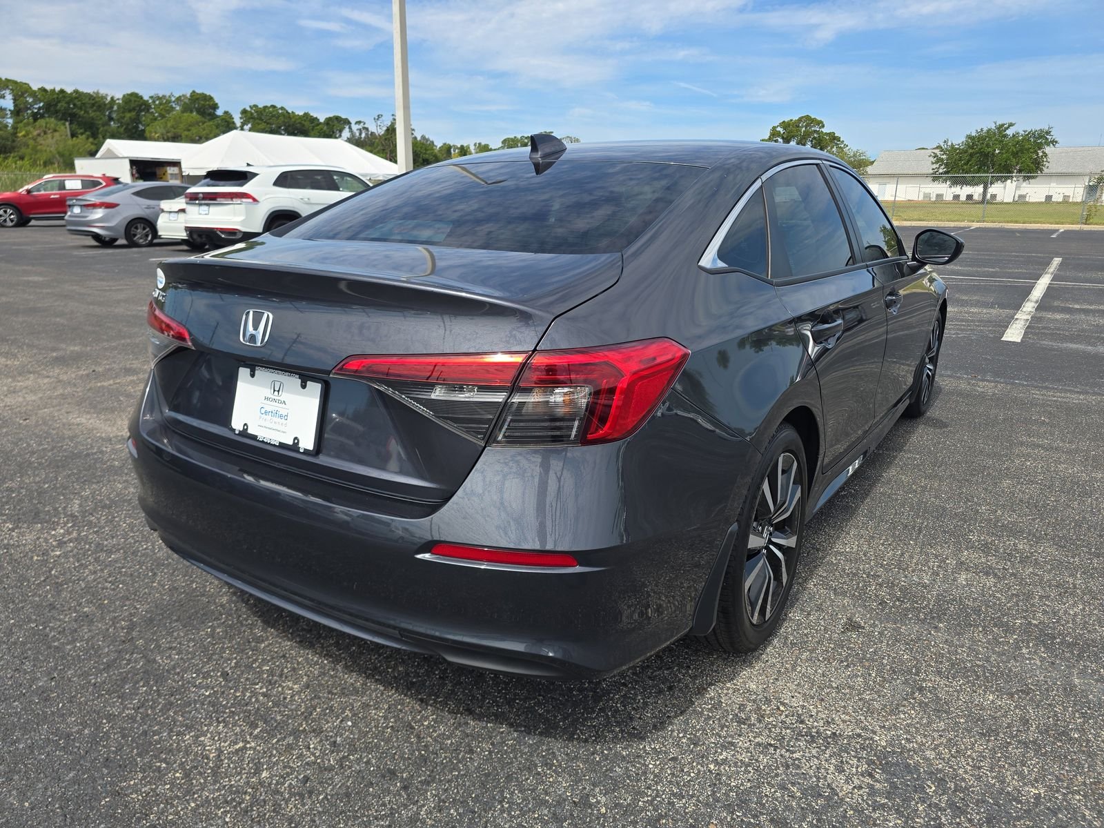 Certified Used 2023 Meteorite Gray Metallic Honda EX image 4