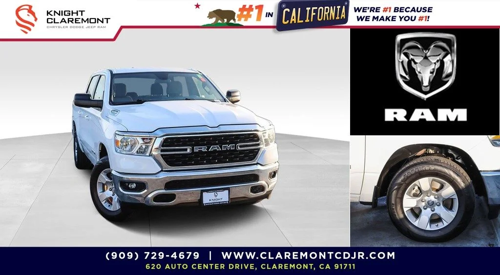 Used 2022 White Ram Big Horn/Lone Star image 1