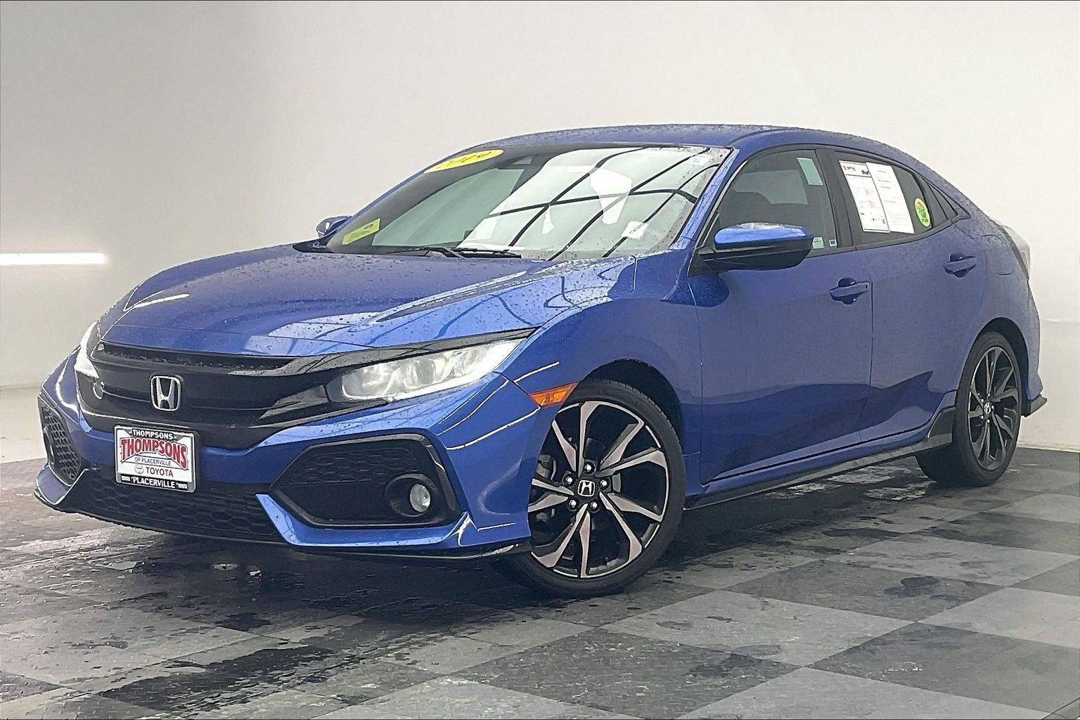 Used 2019 Aegean Blue Metallic Honda Sport image 12