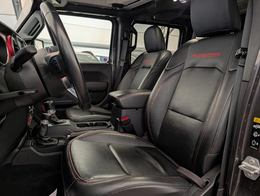 Certified Used 2021 Grey Jeep Unlimited Rubicon - - 4x4 - Leather - Cold Weather Grp - Trailer Tow - LED Grp & More! image 13