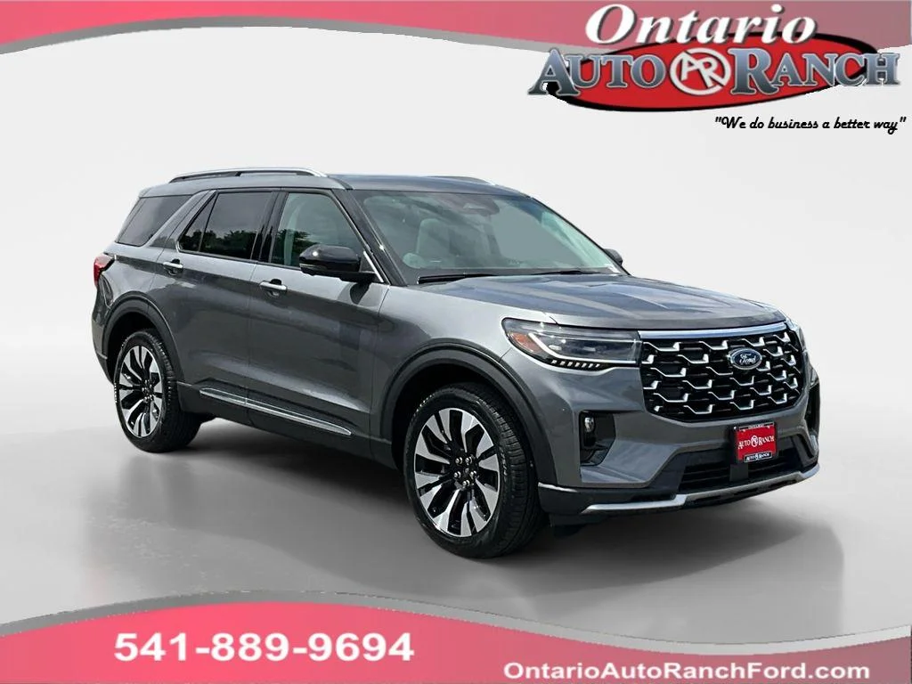 New 2026 CARBONIZED GRAY METALLIC Ford Platinum image 1