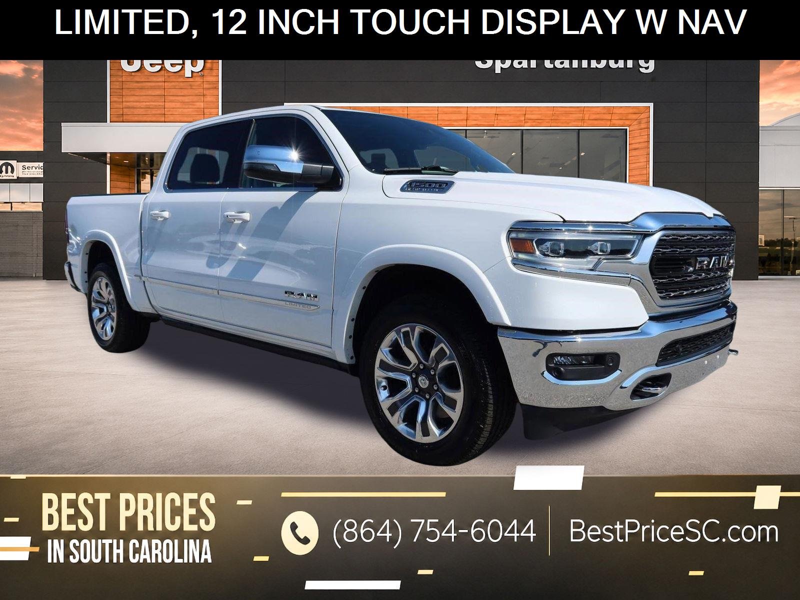 Used 2023 Bright White Clearcoat Ram Limited image 1