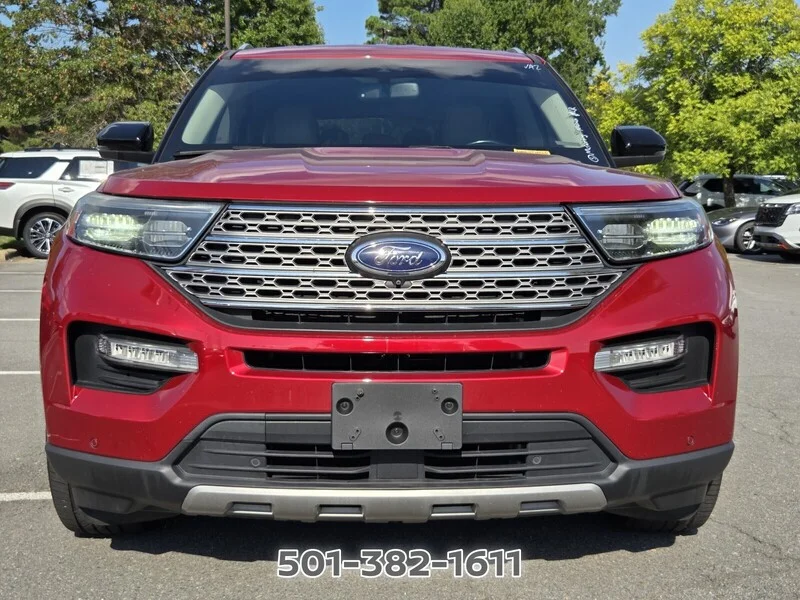 Used 2021 Red Metallic FORD LIMITED RWD image 2
