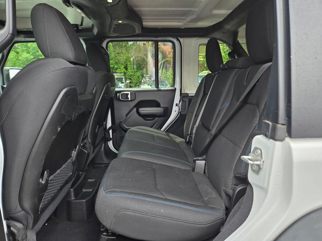 Used 2024 Bright White Clearcoat Jeep Rubicon 4xe image 17