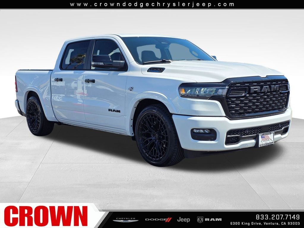 New 2026 Bright White Clear-Coat Exterior Paint RAM Big Horn/Lone Star image 3
