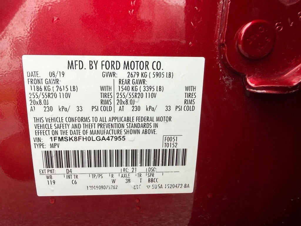 Used 2020 Red Ford Limited image 26