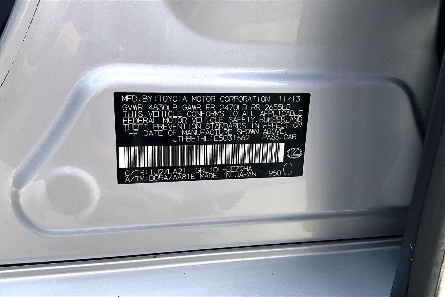 Used 2014 Liquid Platinum Lexus  image 33