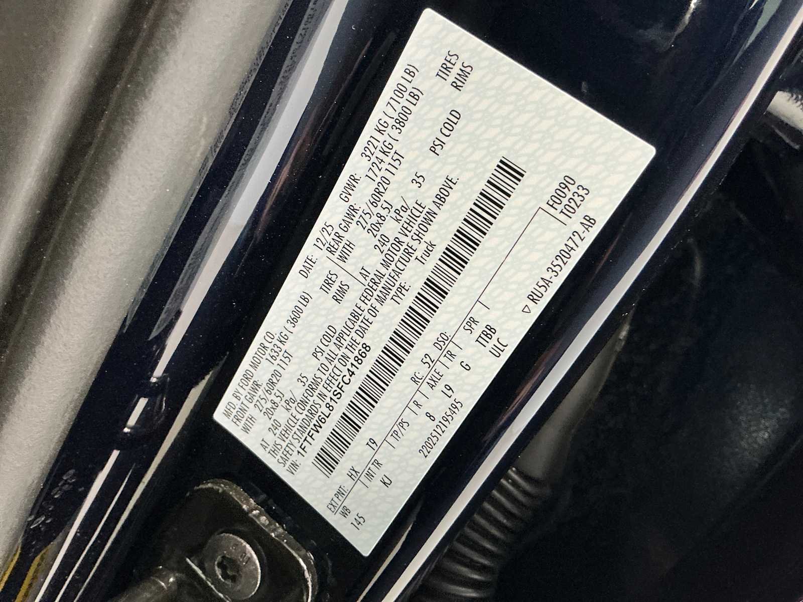 Used 2025 Antimatter Blue/Marsh Gray Ford King Ranch image 28