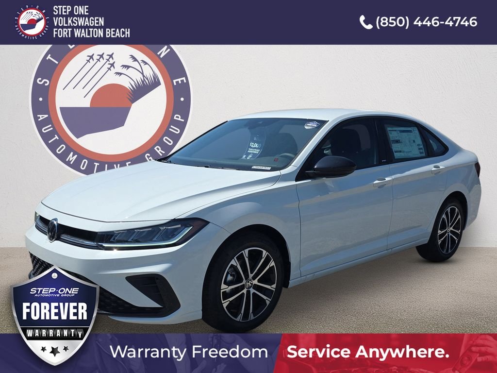 New 2026 White Volkswagen 1.5T Sport image 1