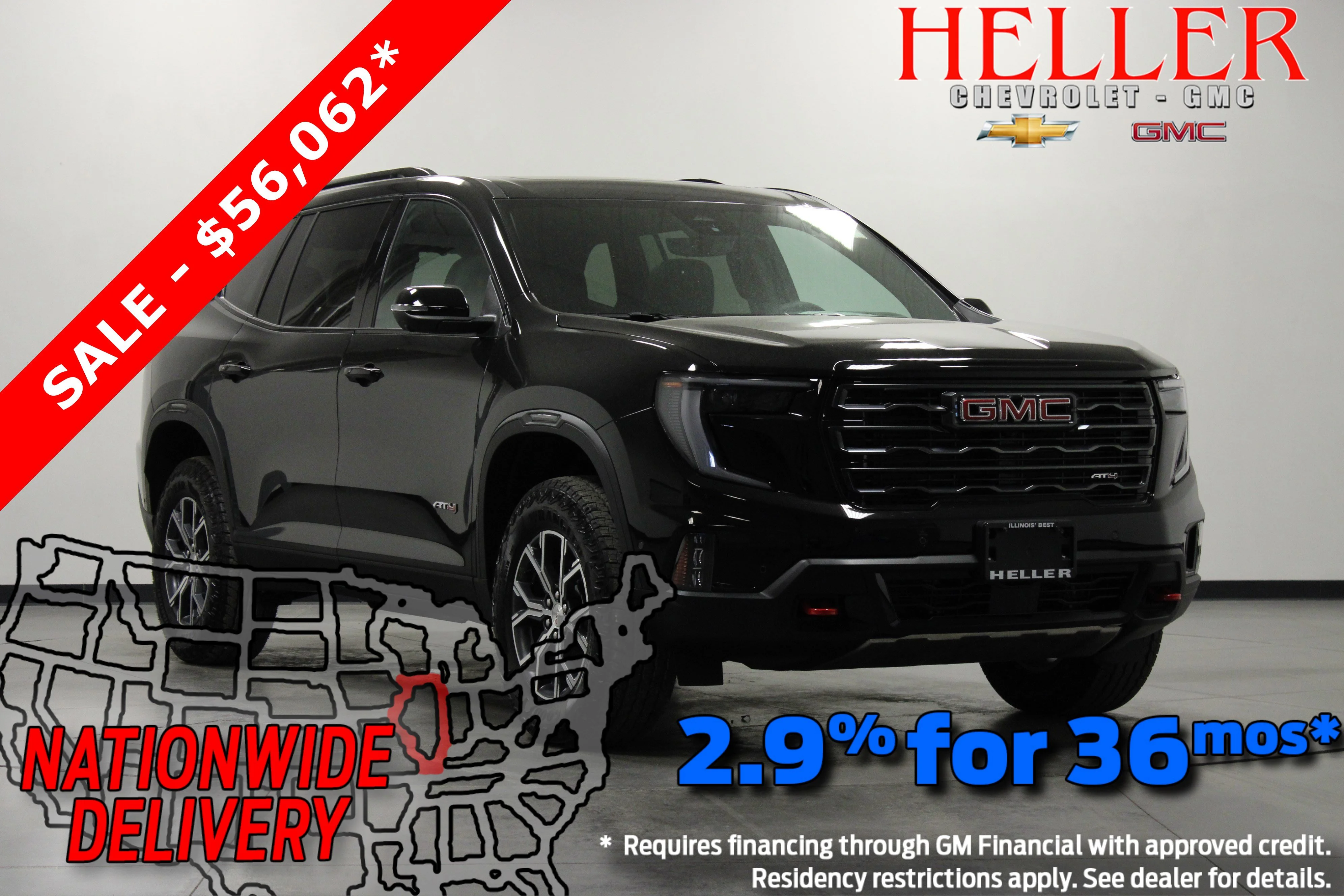 New 2026 Ebony Twilight Metallic GMC AT4 image 1
