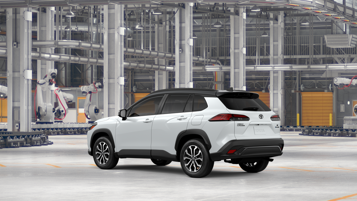New 2026 Wind Chill Pearl with Jet Black roof Toyota Hybrid SE image 14