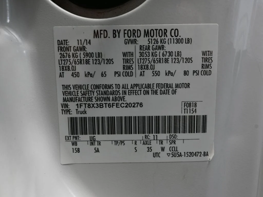 Used 2015 White Ford Lariat image 42