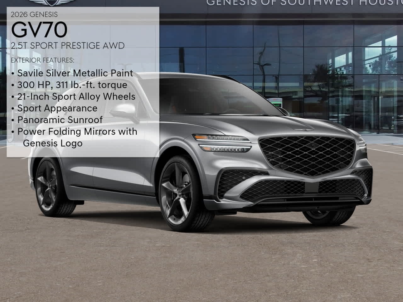 New 2026 Savile Silver Genesis 2.5T Sport Prestige image 3