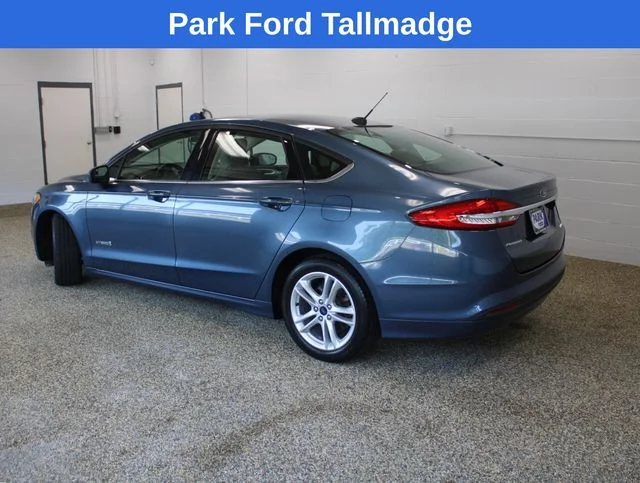 Used 2018 Ford Fusion Hybrid S with VIN 3FA6P0UU2JR235817 for sale in Tallmadge, OH