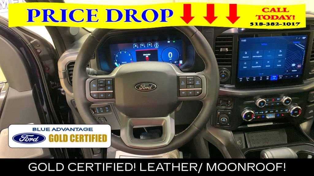 Certified Used 2025 Blue Metallic Ford Lariat image 33