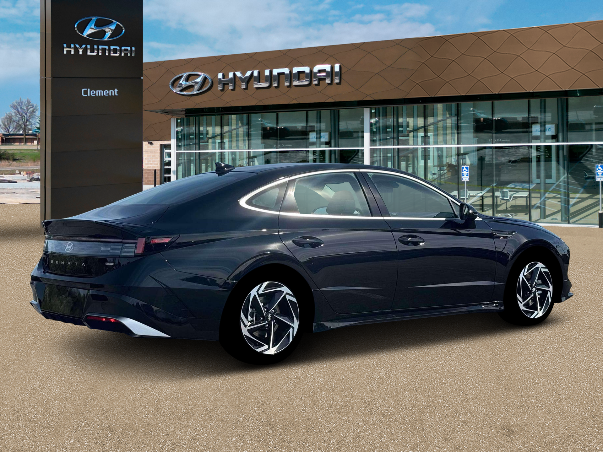 New 2026 Black Hyundai SEL Sport image 8