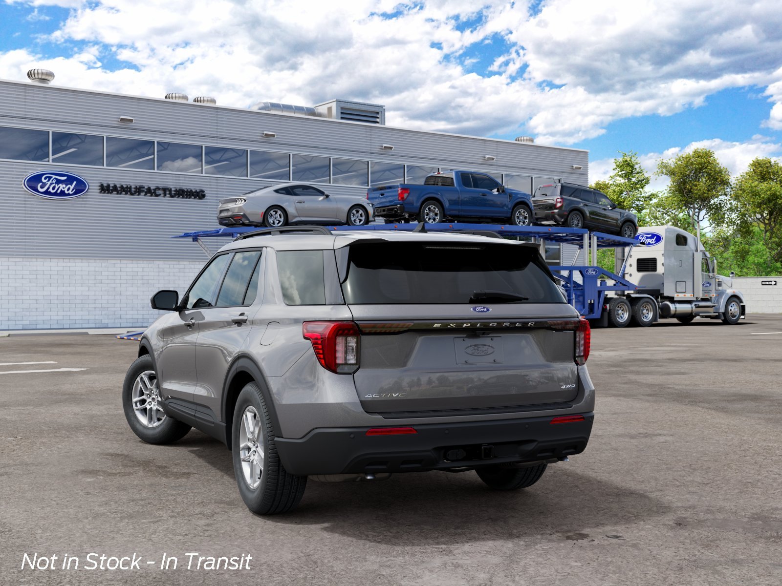 New 2027 Carbonized Gray Metallic Ford Active image 8