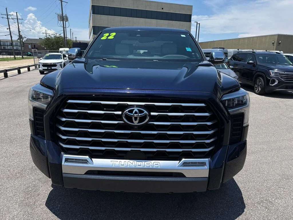 Used 2022 Blue Toyota Capstone image 2