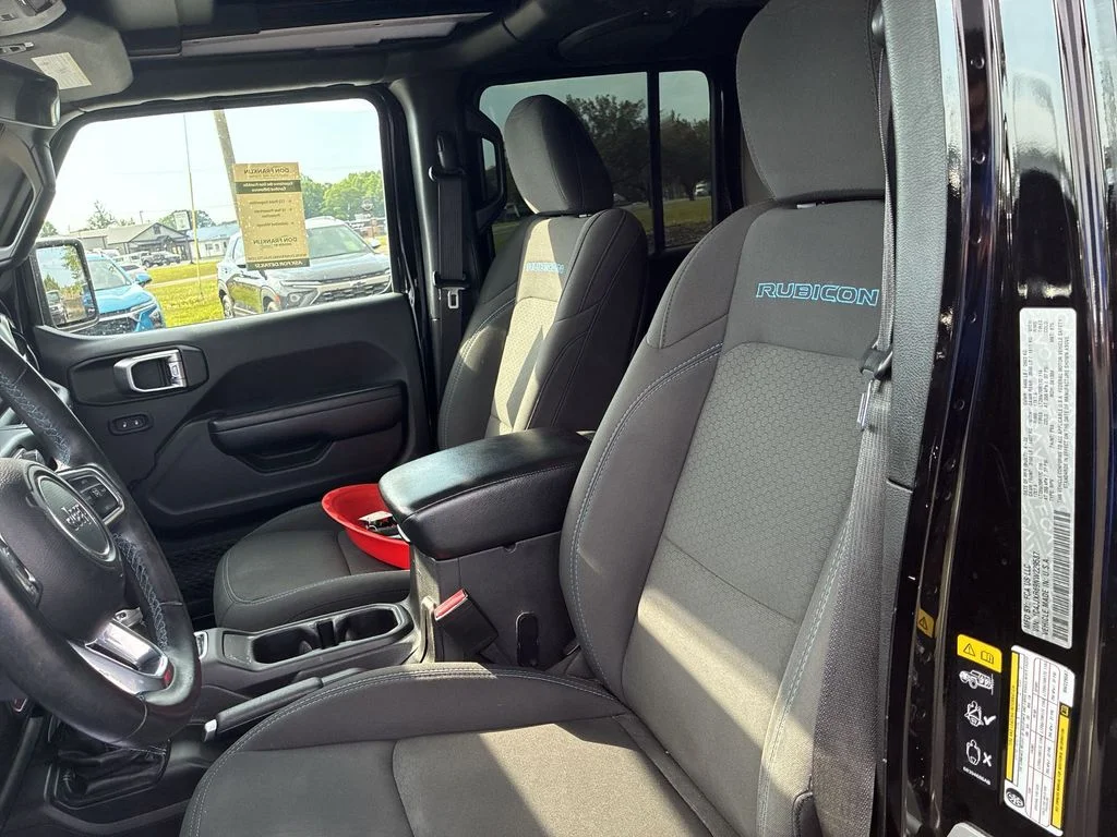 Used 2022 Black Jeep Unlimited Rubicon 4xe image 11
