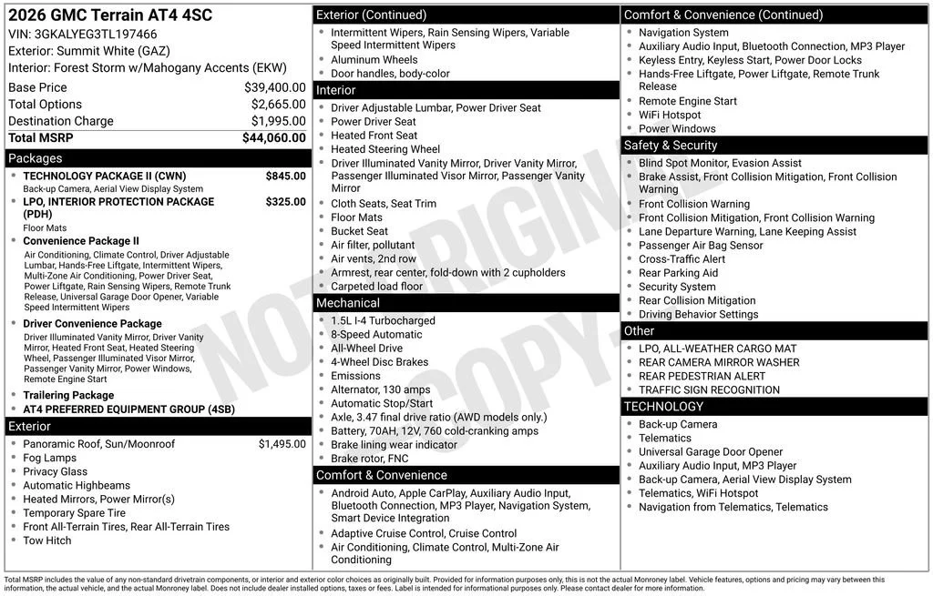 2026 GMC Terrain AT4 - Photo 40