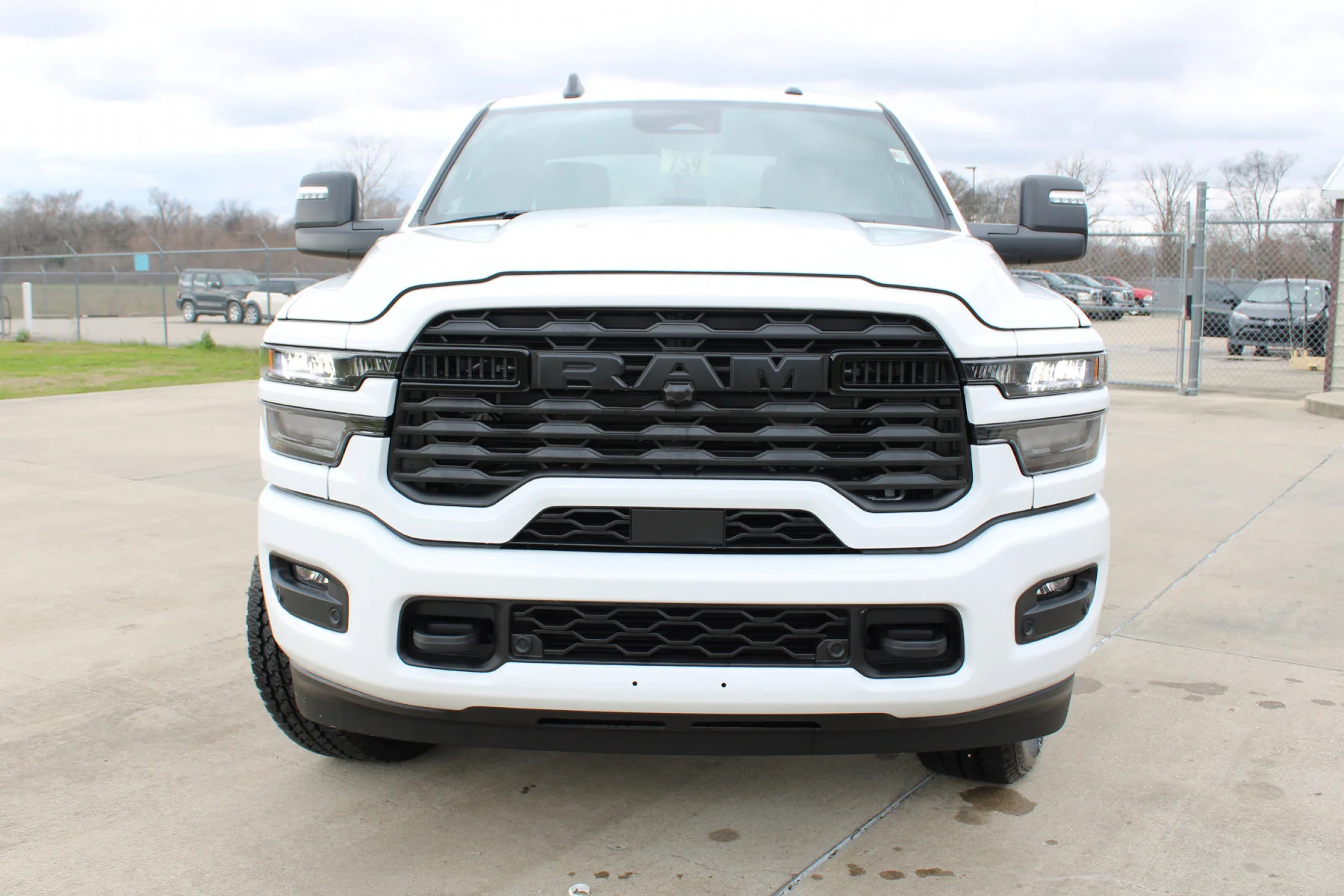 New 2026 Bright White Clear-Coat Exterior Paint RAM Big Horn 4x4 Crew Cab 6
