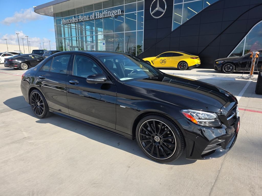 Used 2021 Black Mercedes-Benz C 300 image 1