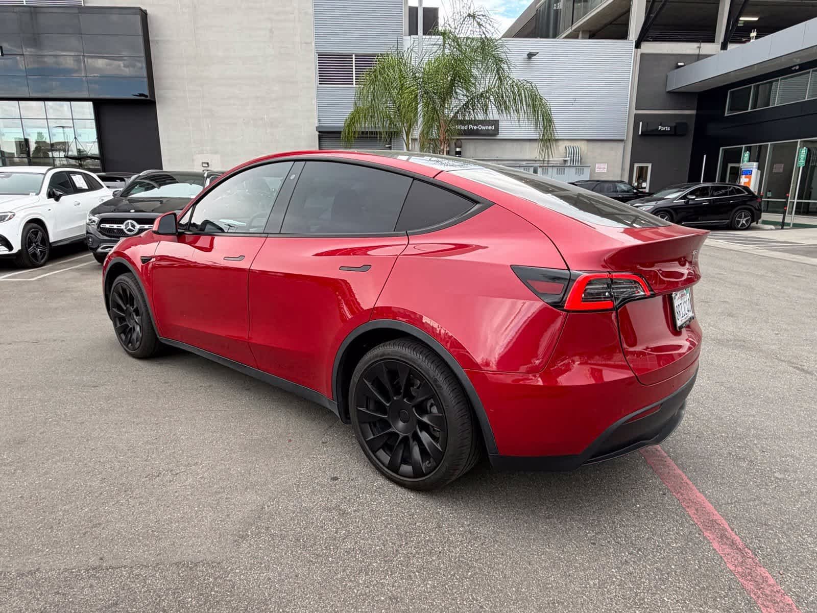 Used 2020 Red Multi-Coat Tesla Performance image 3