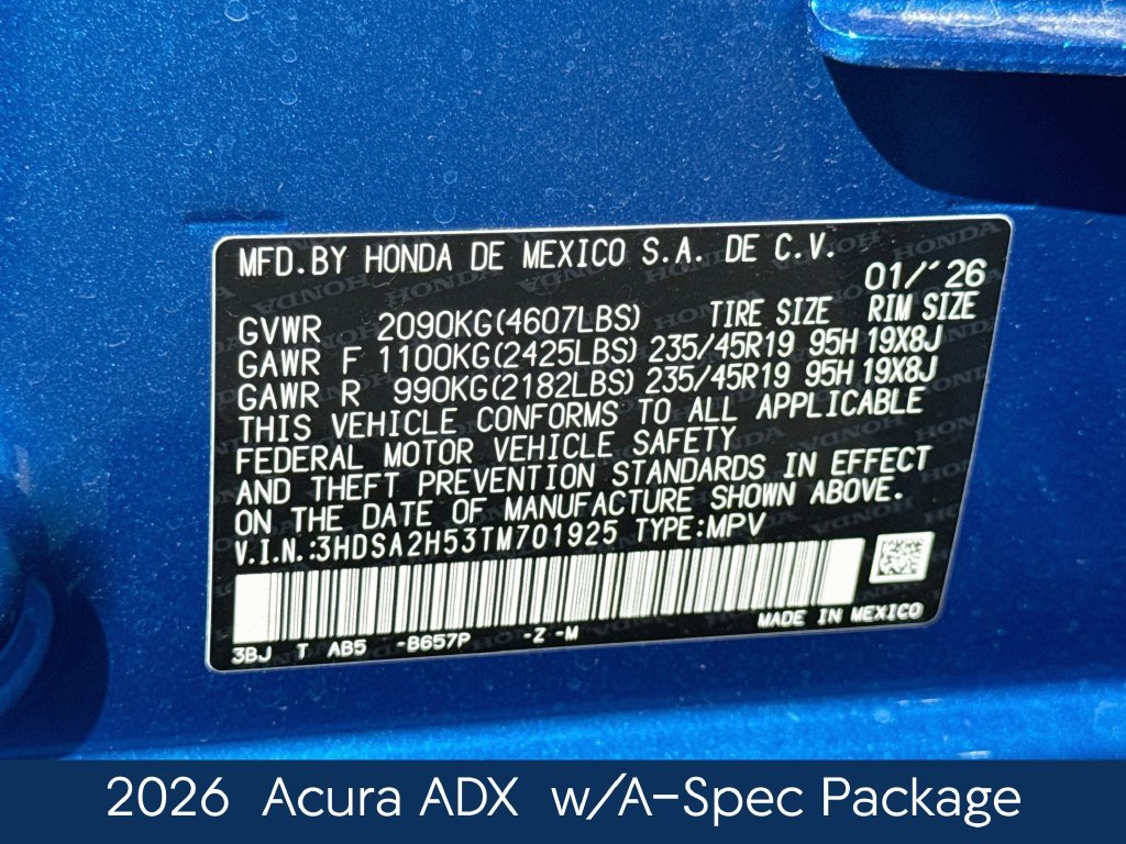 Used 2026  Acura A-Spec Package image 21