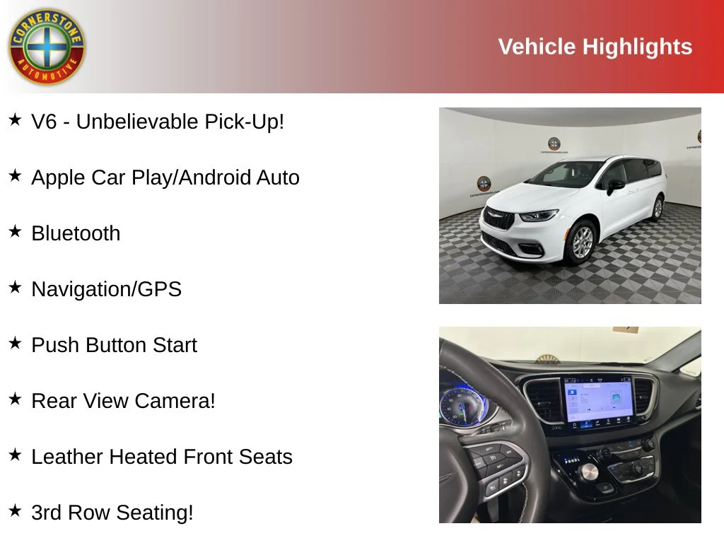 Used 2025 Chrysler Pacifica Select with VIN 2C4RC1BG8SR512807 for sale in Elk River, Minnesota