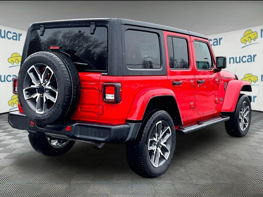 Used 2024 Firecracker Red Clearcoat Jeep Sport S 4xe image 6