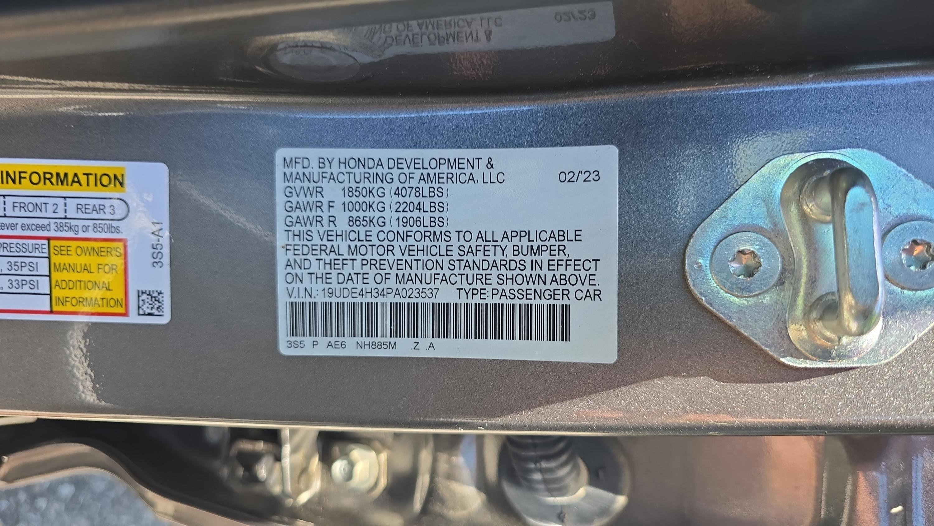 Used 2023 Gray Acura w/A-Spec Package image 30