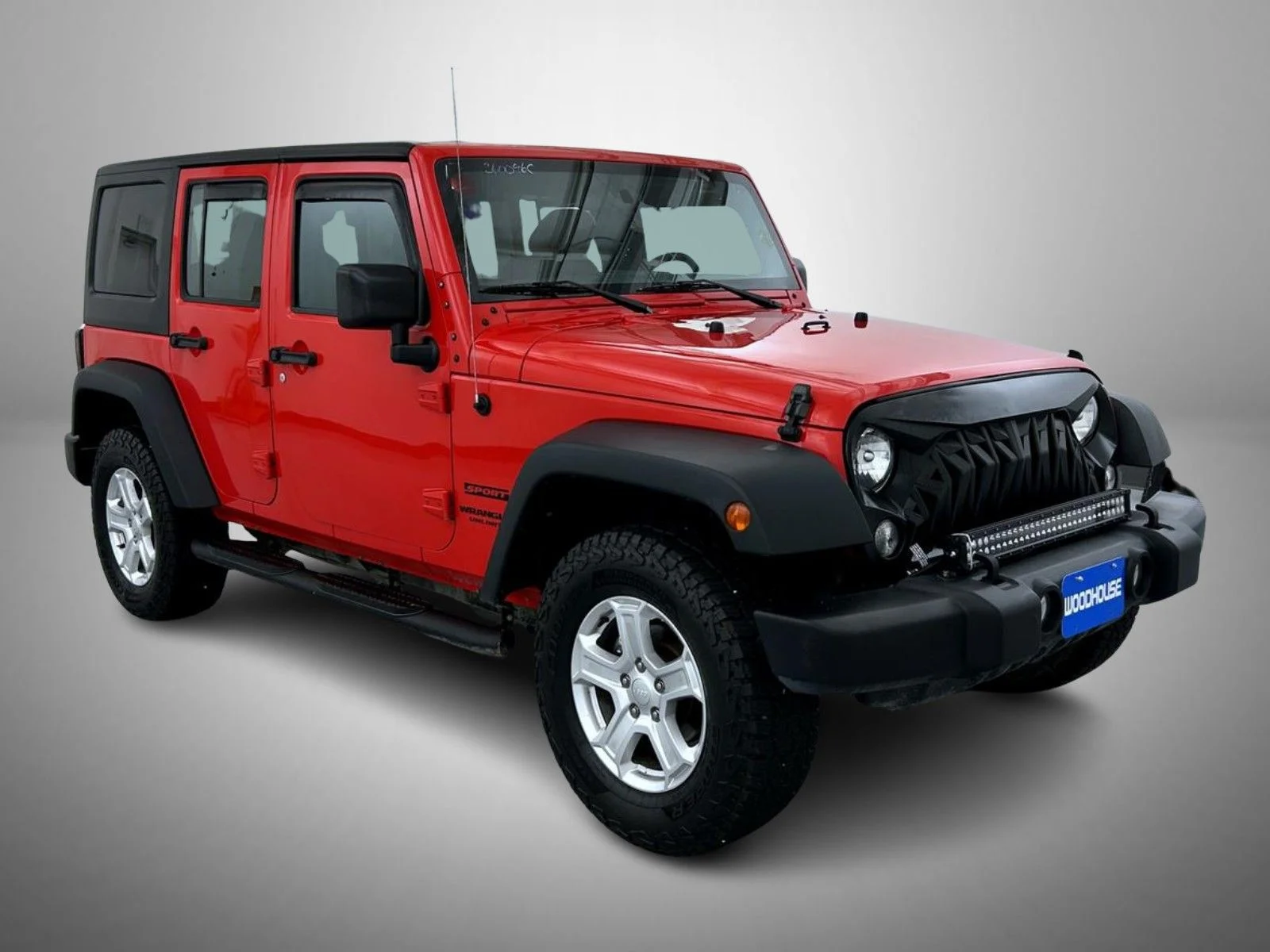 Used 2017 Red Jeep Unlimited Sport image 3