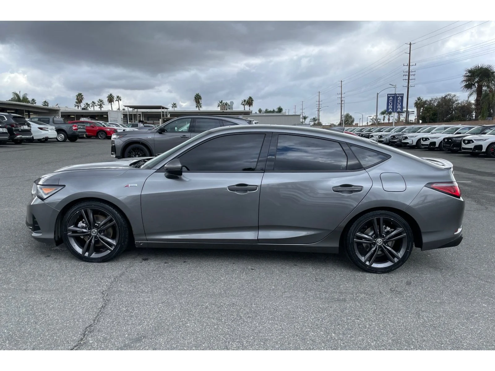 Used 2024 Liquid Carbon Metallic Acura w/A-Spec Technology Package image 2