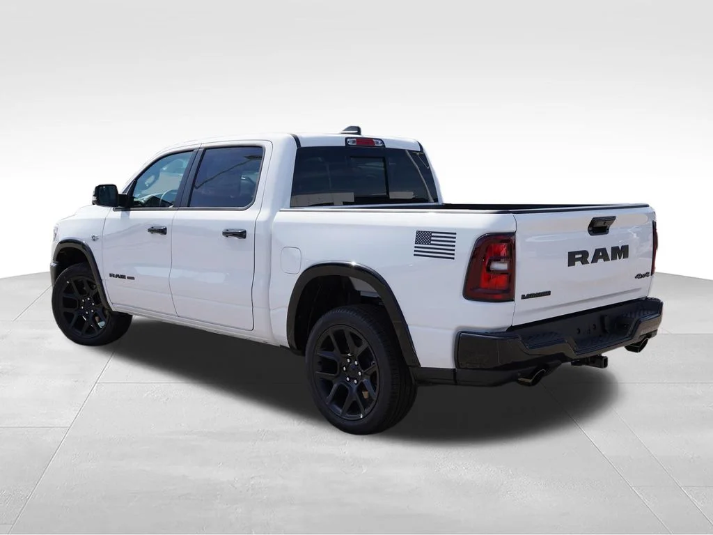 New 2026 Bright White Clear-Coat Exterior Paint RAM Laramie image 5