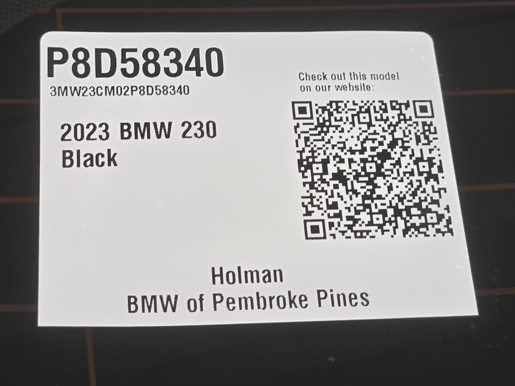 Certified Used 2023 Black Sapphire Metallic BMW 230i image 24