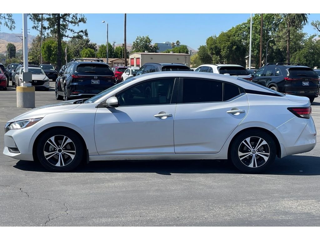 Used 2021 Brilliant Silver Metallic Nissan SV image 3
