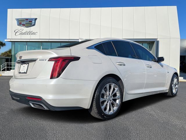 Used 2022 Crystal White Tricoat Cadillac Premium Luxury image 3