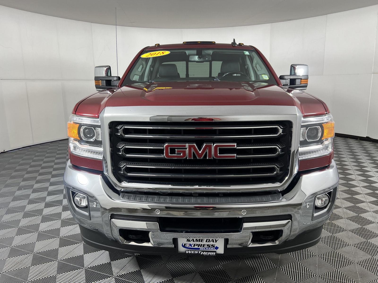 Used 2018 Red Quartz Tintcoat GMC SLT image 3